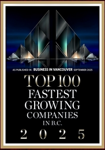 Top 100 Fastest Growing Businesses in B.C.